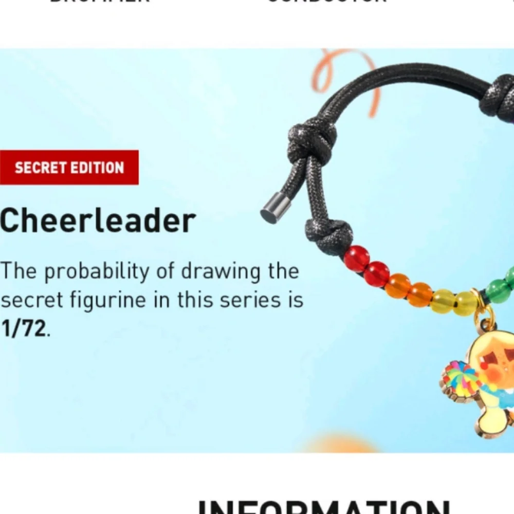 CRYBABY‎ CHEER UP, BABYI SERIES-Bracelet-Blind Box NIB - Picture 5 of 7